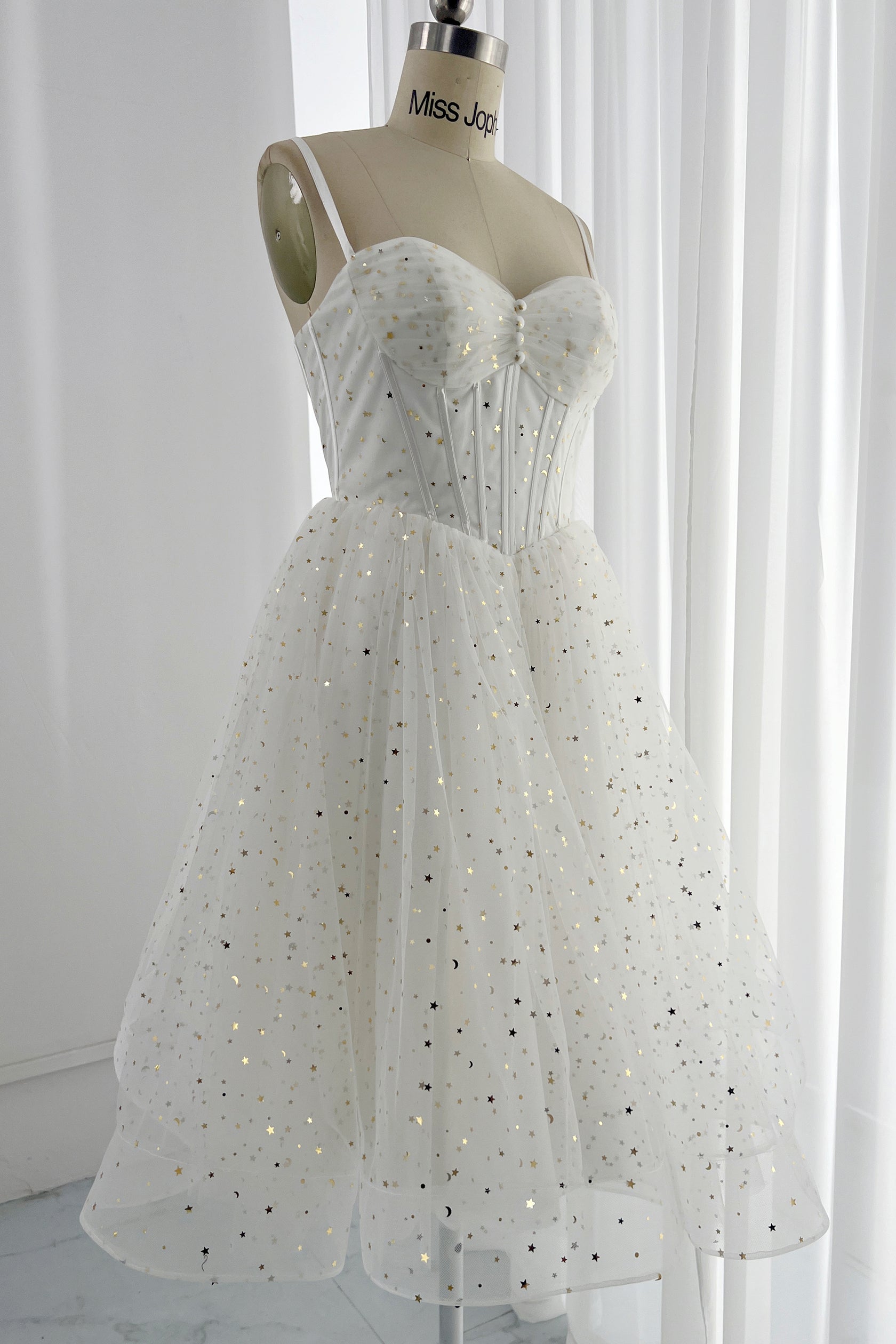 Lace Up Back Sweetheart Neckline Tulle Prom Dress