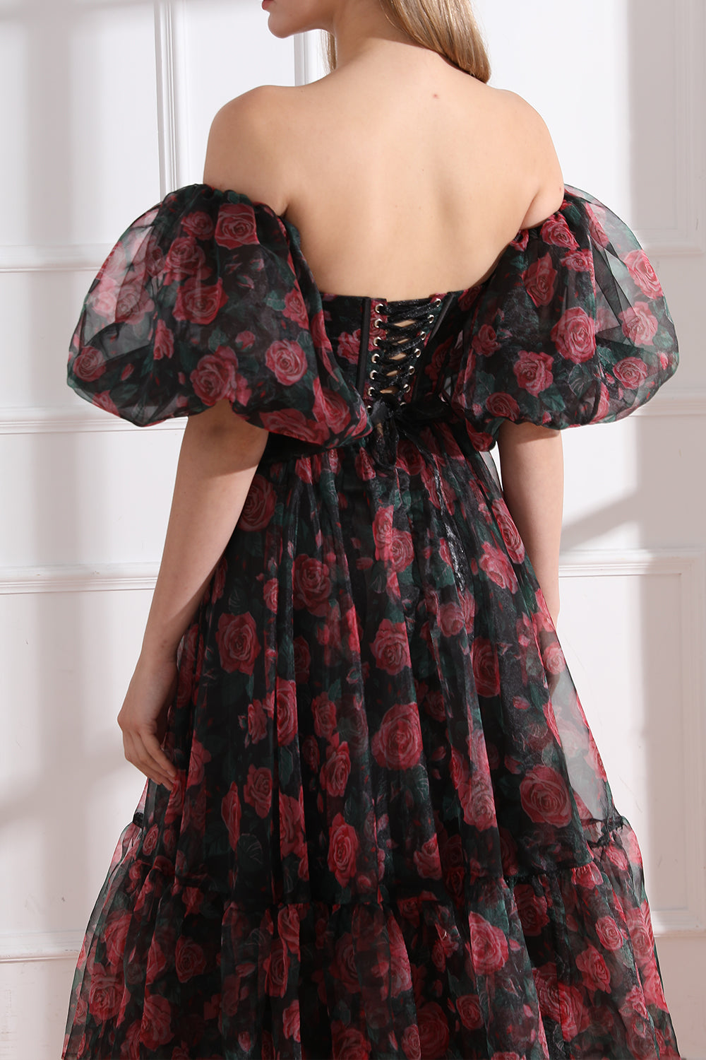 strapless organza dress Taya Strapless Organza Gown 4 / Enchanted Botanica