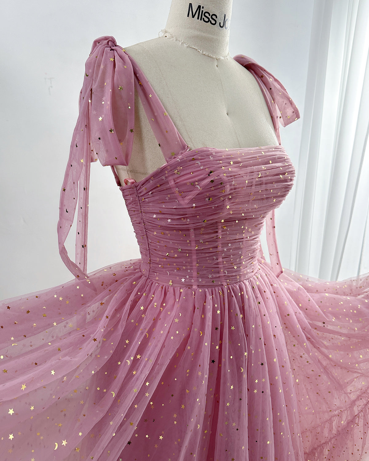 MissJophiel Sweetheart Tulle Midi Formal Dress with Removable Straps (2 Sets) Dusty Pink / Floor Length / US6 MissJophiel Sweetheart Tulle Midi Formal Dress with Removable Straps (2 Sets) Dusty Pink / Floor Length / US6