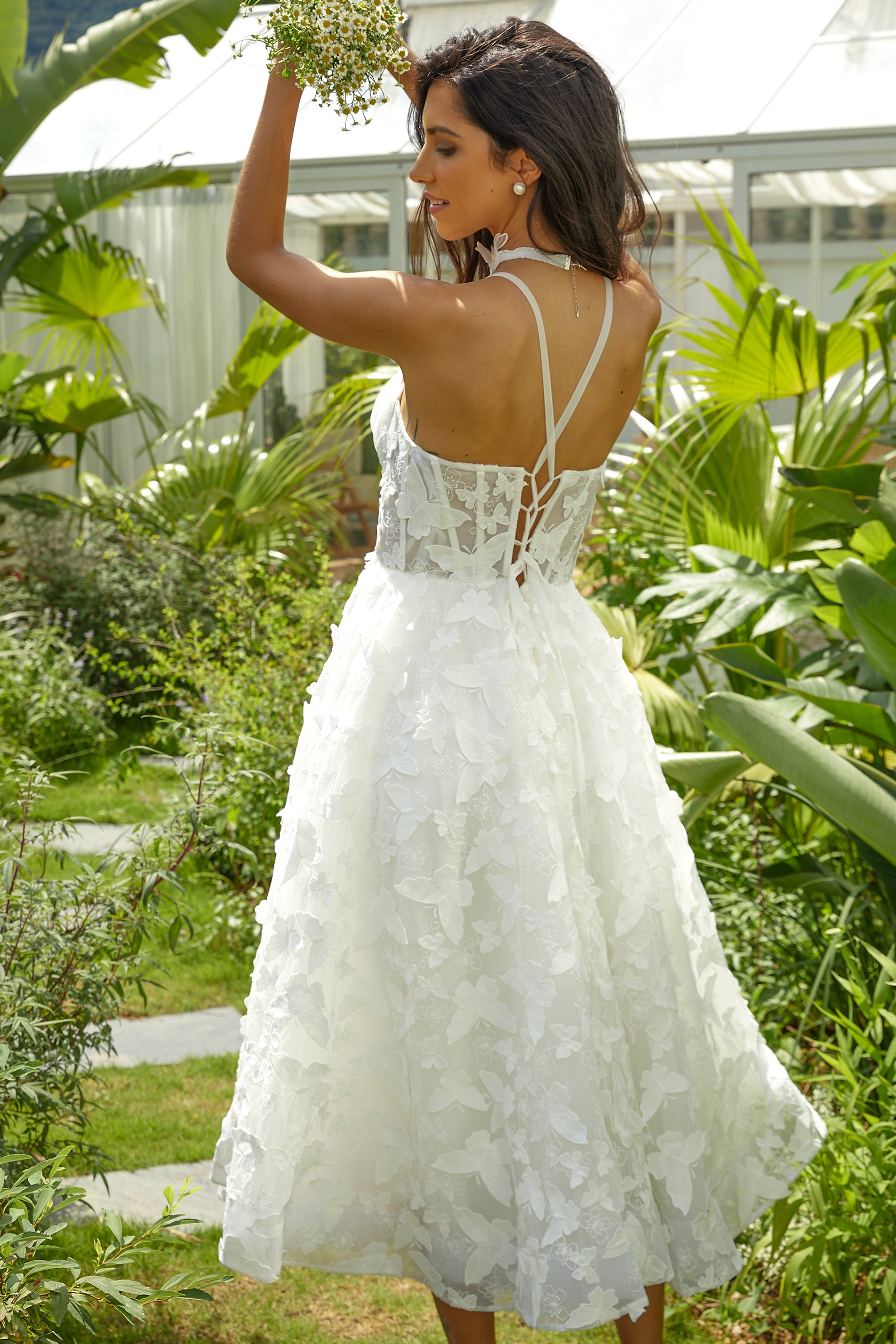 sleeveless white lace dress Penelope Sleeveless Dress