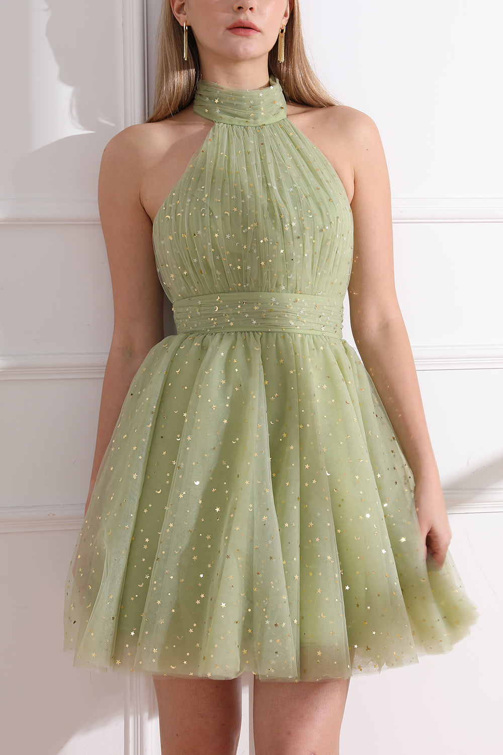 MissJophiel Halter High Neck Mini Prom Dress Lavender / Floor Length / US2 MissJophiel Halter High Neck Mini Prom Dress Lavender / Floor Length / US2