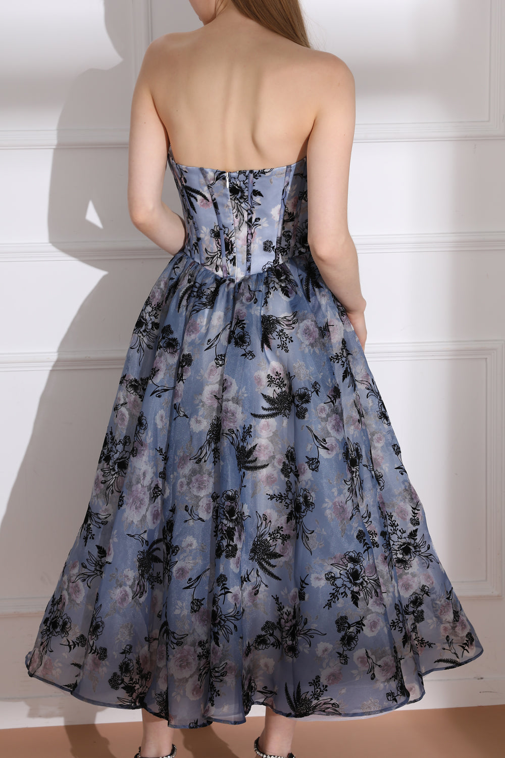 Women's Plus Size Strapless Maxi Dress
