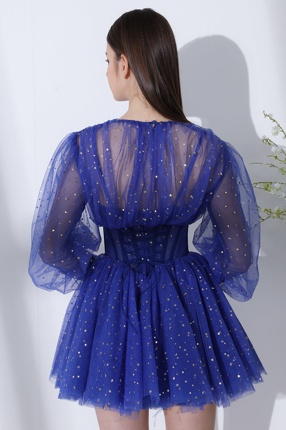 MissJophiel Corset Long Puffy Sleeves Star Tulle Mini Dress Other color / Above Knee / US6 MissJophiel Corset Long Puffy Sleeves Star Tulle Mini Dress Other color / Above Knee / US6