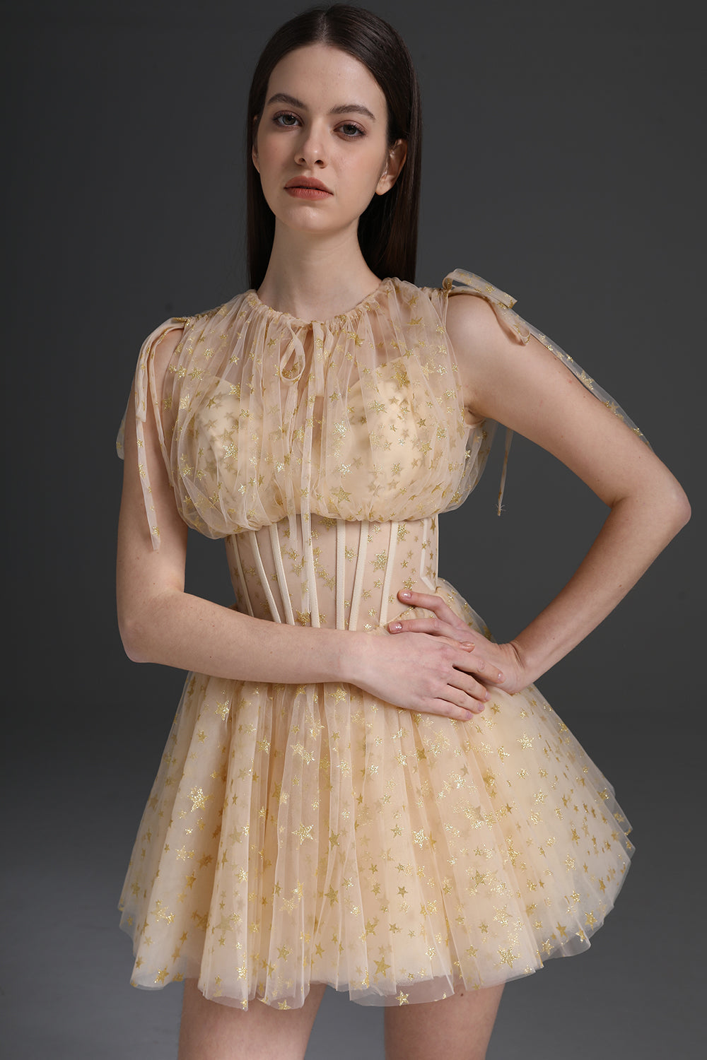 parthenope gold dress Parthenope Costumes at Cinecitt si Mostra