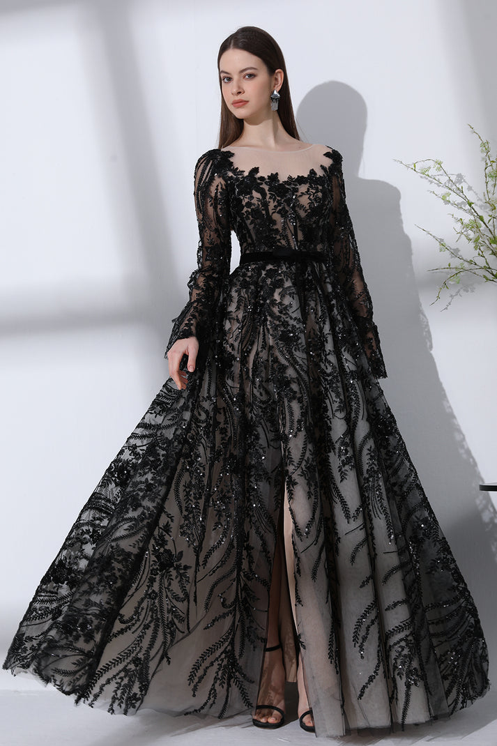 Short Puff Sleeves Corset Floral Embroidery Beaded Mini Dress