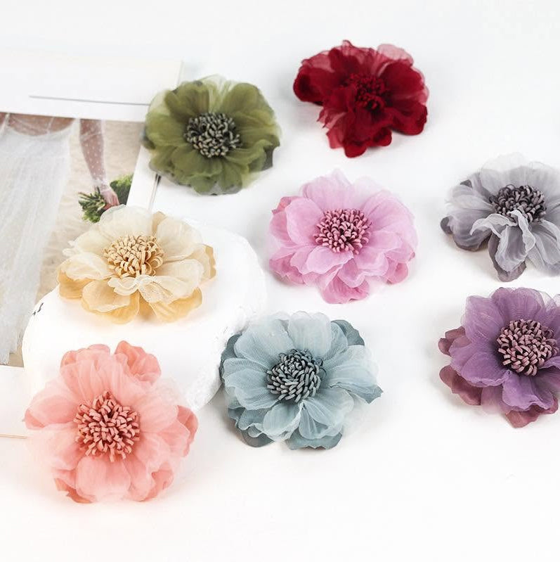 Off the shoulder with flowers Corset Long Dress with side slit