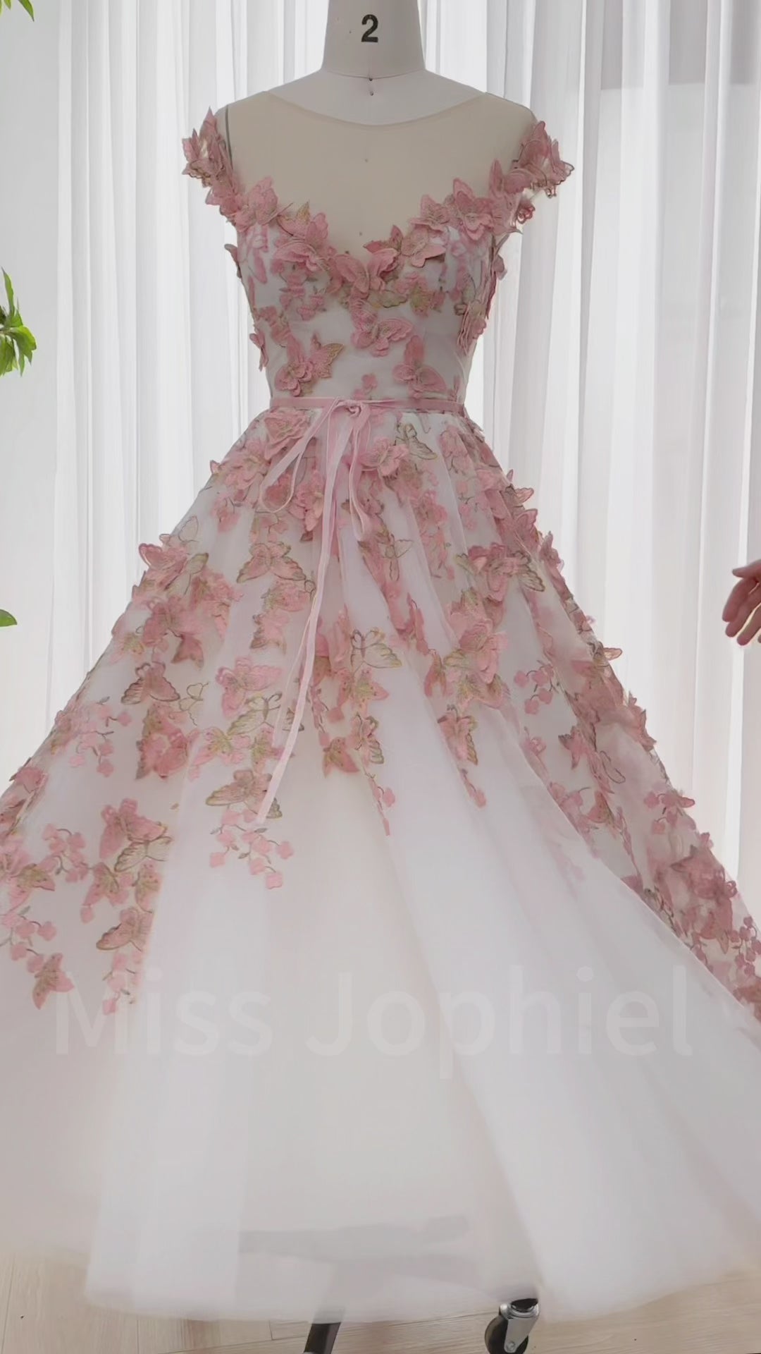 Making a cap sleeves butterfly’s blush midi dress #sewing #fashion #creative #dress #gown