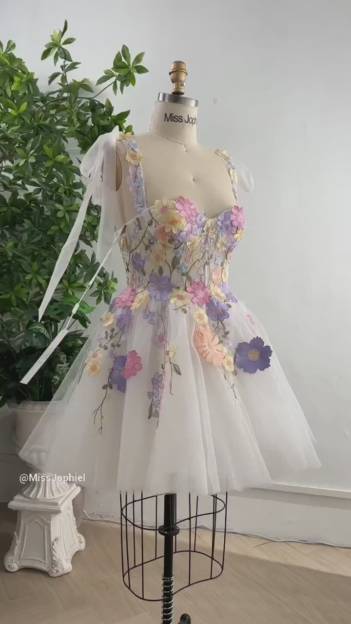 Embroidered Flower Dresses – Mew Mews